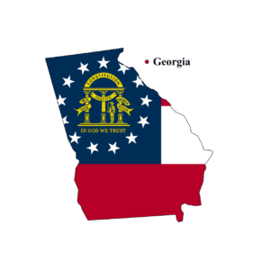 Georgia Square State Map