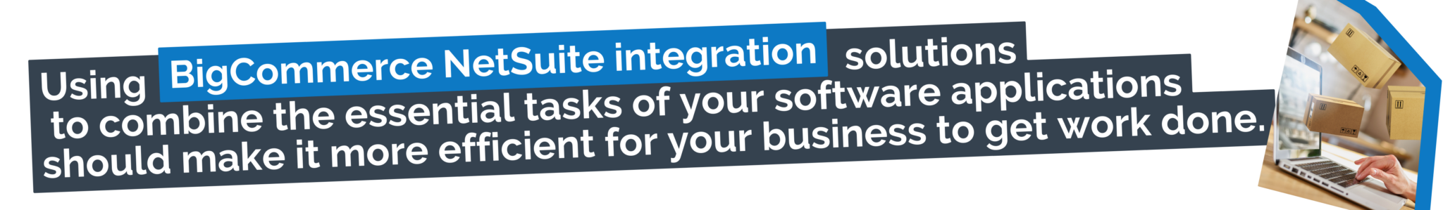 Using BigCommerce NetSuite integration solutions to combine the essential tasks of your software applications should make it more efficient for your business to get work done.