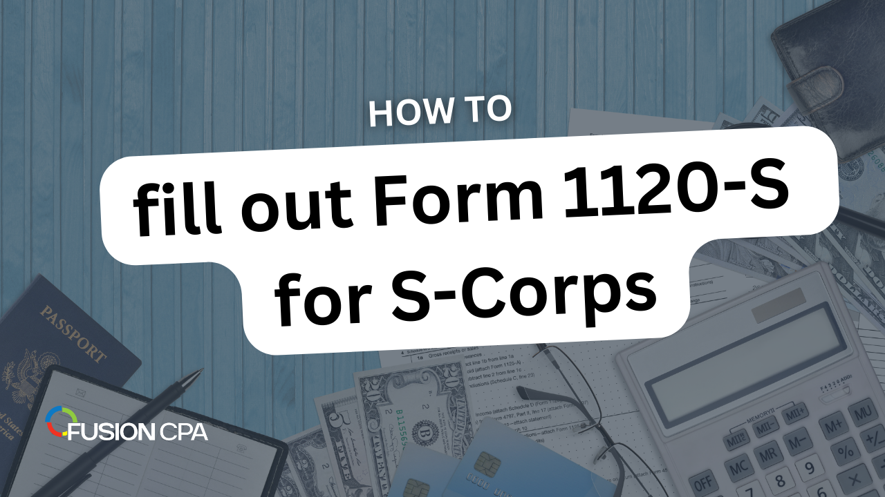 How to Fill out Form 1120-S