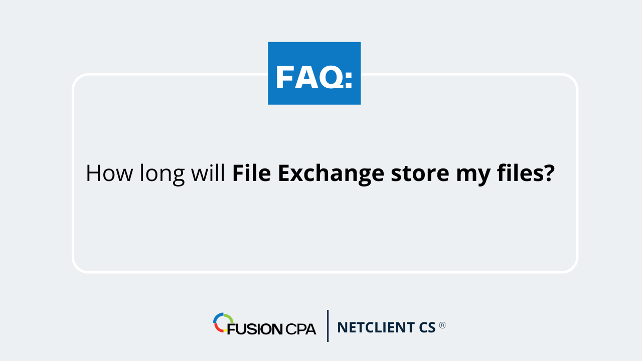 How long will File Exchange store files? 